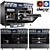 Dacor Dual-Fuel Range with Griddle 3D model small image 1