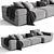 Modular Sofa Design by LEMA 3D model small image 1