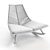 Outdoor Armchair Roda Laze 3D model small image 4