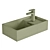 Cersanit Crea 40 Washbasin 3D model small image 2