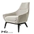 Luxury ERMES Armchair: Designer Style 3D model small image 1