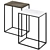 Ceramic Top Side Table by La Forma 3D model small image 3