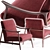 Sophisticated Vivi Armchair by Tosconova 3D model small image 4