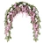 Elegant Wedding Arch Decoration Stand 3D model small image 1