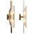 Chic Deco Glaive Wall Sconce 3D model small image 1