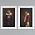 Superhero Portrait Picture Frame Set 3D model small image 2