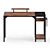 Eureka Writing Desk, MDF Steel 3D model small image 3