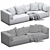 Modern Flexform Perry Sofa Model 3D model small image 5