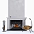 Mediterranean-Style Fireplace Set 3D model small image 9