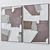 Texture-Rich Wall Art Set 3D model small image 2