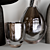 Decorative Bouquet & Vase Set  Elegant Home Decor 3D model small image 5