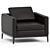 Modern Elegance in Hunt Armchair 3D model small image 1