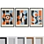 Modern Abstract Picture Frame Set 3D model small image 1