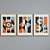 Modern Abstract Picture Frame Set 3D model small image 2