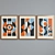 Modern Abstract Picture Frame Set 3D model small image 3