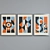 Modern Abstract Picture Frame Set 3D model small image 4