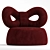  Qeeboo RIBBON Armchair: Fabric Elegance 3D model small image 2