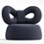  Qeeboo RIBBON Armchair: Fabric Elegance 3D model small image 3