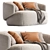 Curved 2013 Crescent Sofa 3D model small image 2