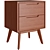 Ormond Bedside Table Nightstand 3D model small image 1