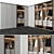 Decorative Elements Wardrobe Set 3D model small image 1