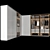 Decorative Elements Wardrobe Set 3D model small image 11