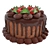 Decadent Chocolate Cake Collection 3D model small image 2