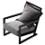 Modular Maxalto Clio Lounge Furniture 3D model small image 5