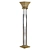 Sleek Postmodern Column Floor Light 3D model small image 1