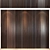 Modern Wood Mirror Metal Panel 3D model small image 1