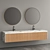 Elegant Basin Stand with Mirror 3D model small image 3