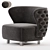 Elegant Heritage Armchair Collection.readdir 3D model small image 6