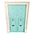 Classic Door 3D Model 1600mm 3D model small image 5