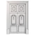 Classic Door 3D Model 1600mm 3D model small image 6