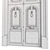 Classic Door 3D Model 1600mm 3D model small image 7