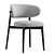 Minimalist Modern Oleandro Chair Design 3D model small image 2