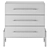 Rosedale Magnolia Dresser, 3 Drawers 3D model small image 4