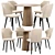 Modern Dining Set Opus Tarf Villa 3D model small image 1