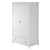 Wood by Ellipsefurniture Wardrobe White 3D model small image 1