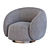 Elegant Swivel Chair Brice Eichholtz 3D model small image 4