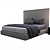 Biarritz Slim Flexform Bed 3D model small image 3