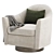 Haven Swivel Armchair - Elegance in Motion 3D model small image 4