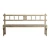 Eco-Chic Reclaimed Teak Bench 3D model small image 2