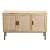 Boho Rattan Sideboard Light Wood 3D model small image 2