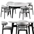 Modern Dinning Chairs Set 2 3D model small image 1