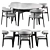 Modern Dinning Chairs Set 2 3D model small image 3