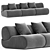 Lemmy Modular Sofa: Sleek Design 3D model small image 3