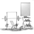 Fitness Bodybuilding Gym Machine Set 3D model small image 1