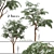 Sophora Japonica Tree Set 3D model small image 5