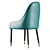 Elegant Faux Leather Dining Chair 3D model small image 2